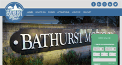 Desktop Screenshot of bathurstmotorinn.com.au